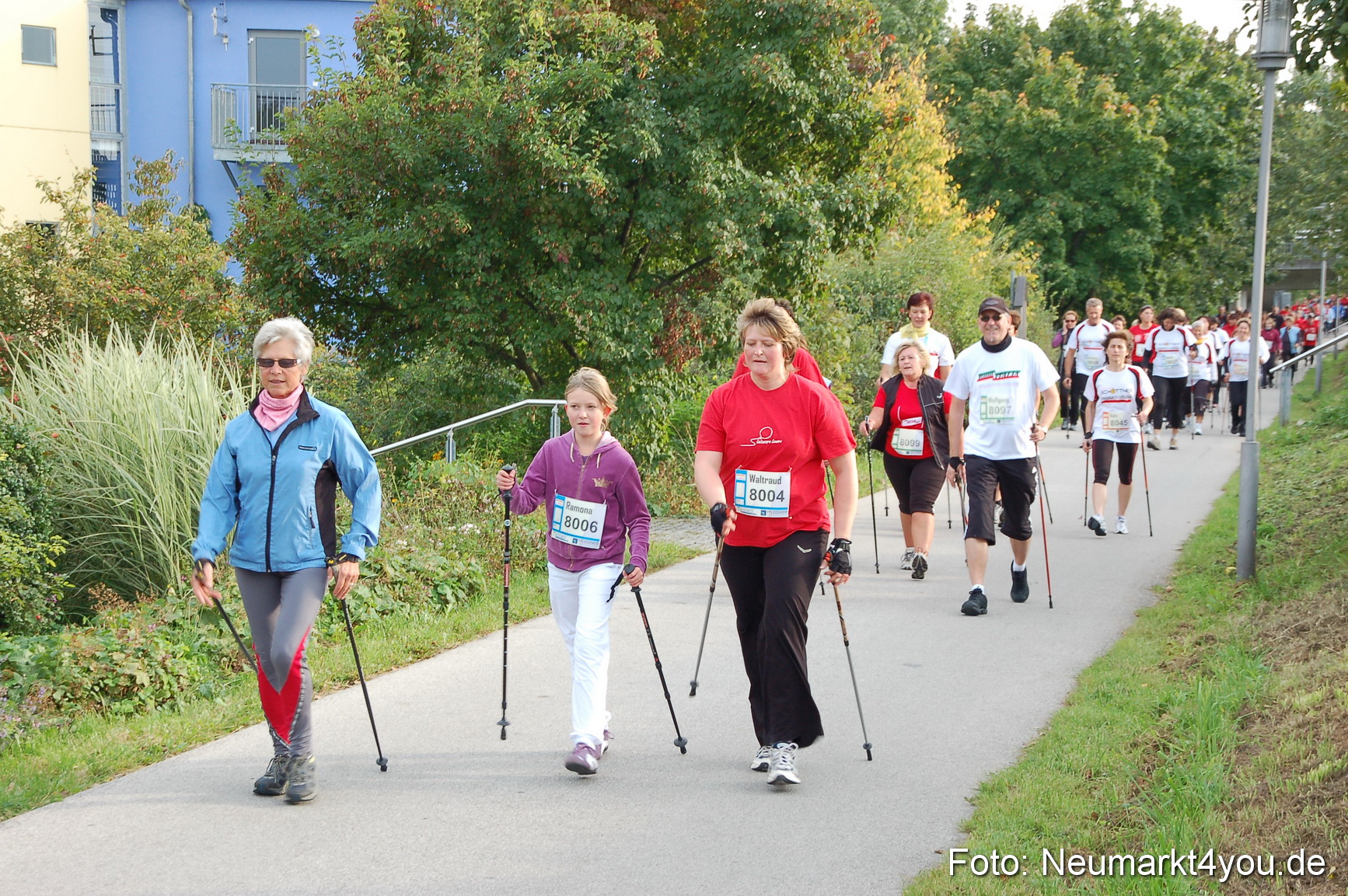 Nordic Walking Stadtlauf Neumarkt 180910 0056